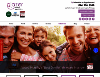 glazerfamilydentistry.com screenshot
