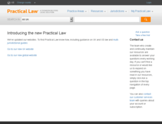 gld.practicallaw.com screenshot