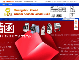 glead.en.alibaba.com screenshot