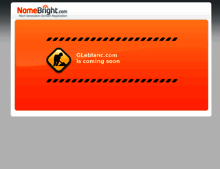 gleblanc.com screenshot