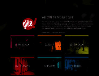 glee.co.uk screenshot