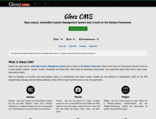gleezcms.org screenshot