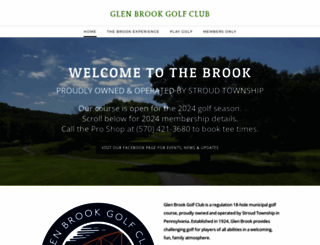 glenbrookgolfclub.com screenshot