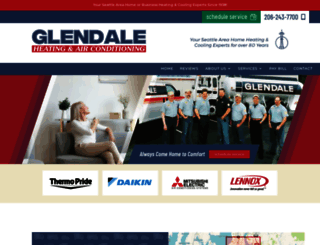 glendaleheating.com screenshot