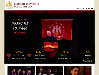 glendalelaw.edu screenshot