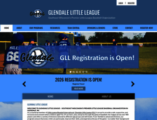 glendalelittleleague.com screenshot