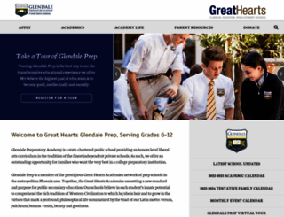 glendaleprep.org screenshot