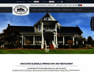 glendalespringsinn.com screenshot