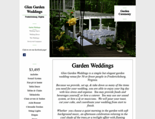glengardenweddings.com screenshot