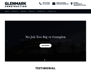 glenmarkconstruction.com screenshot