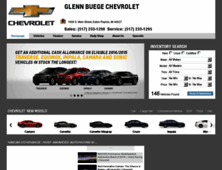 glennbuegechevrolet.com screenshot