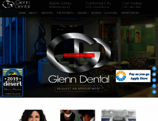 glenndental.com screenshot