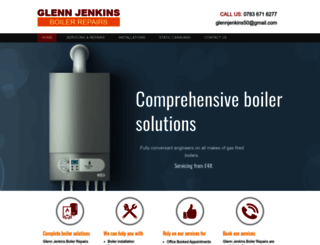 glennjenkinsboilerrepairs.com screenshot