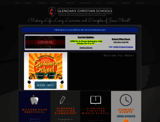 glenoaksschools.com screenshot
