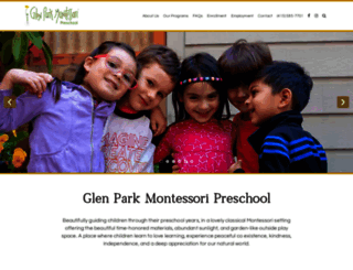glenpark-montessori.com screenshot