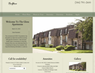 glensapts.com screenshot