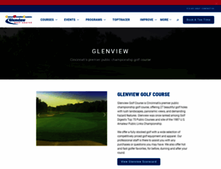 glenview.cincygolf.org screenshot