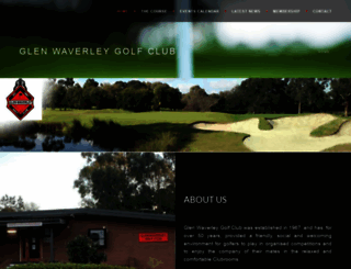glenwaverleygolfclub.com.au screenshot