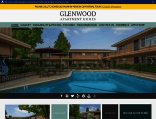 glenwoodapartmenthomes.com screenshot