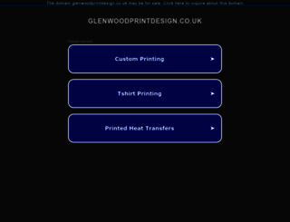 glenwoodprintdesign.co.uk screenshot