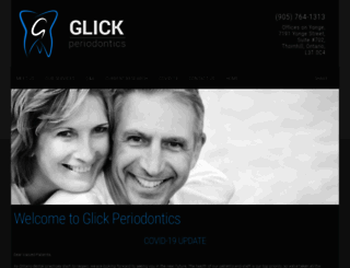 glickperiodontics.com screenshot