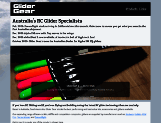 glidergear.com.au screenshot