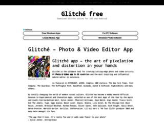 glitcheapp.com screenshot