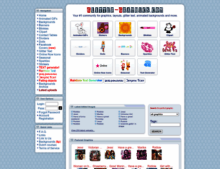 glitter-graphics.net screenshot