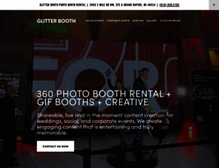 glitterbooth.com screenshot