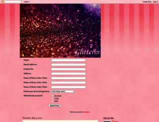 glitterin.blogspot.com screenshot