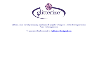 glitterize.com screenshot