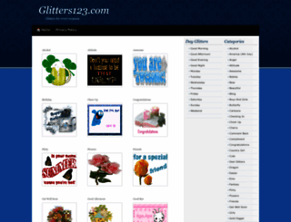 glitters123.com screenshot