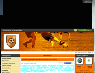 glksciscekcyn.futbolowo.pl screenshot