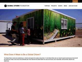 global-citizen.org screenshot