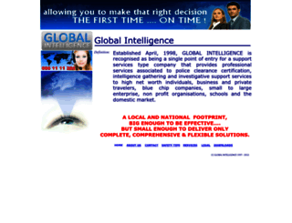 global-intelligence.co.za screenshot