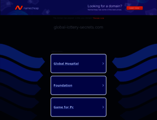 global-lottery-secrets.com screenshot