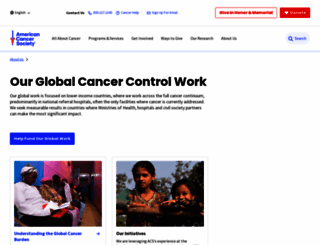 global.cancer.org screenshot