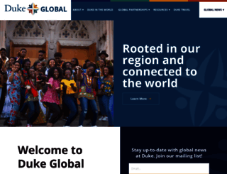 global.duke.edu screenshot