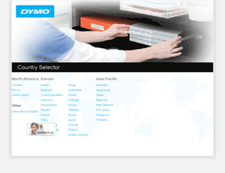 global.dymo.com screenshot