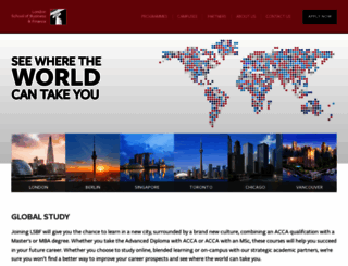 global.lsbf.org.uk screenshot