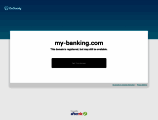 global.my-banking.com screenshot