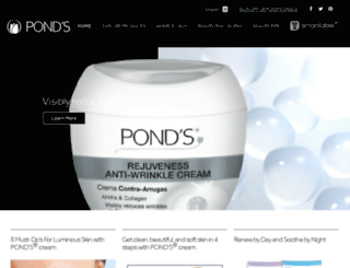global.ponds.com screenshot