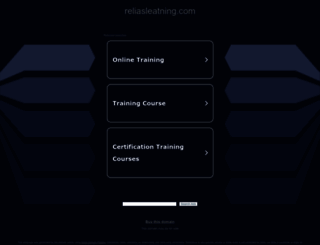 global.training.reliasleatning.com screenshot