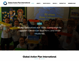 globalactionplan.com screenshot