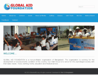 globalaidbd.org screenshot