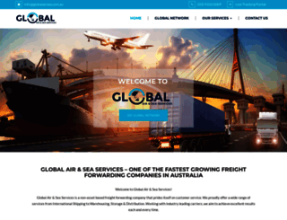 globalairsea.com.au screenshot