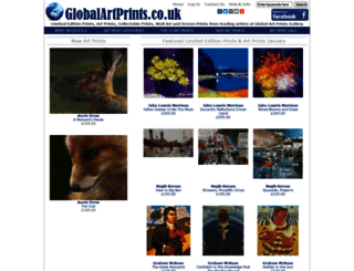 globalartprints.co.uk screenshot