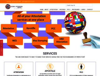 globalattestation.com screenshot