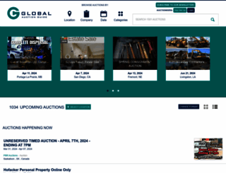globalauction.com screenshot