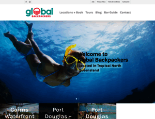 globalbackpackers.com.au screenshot
